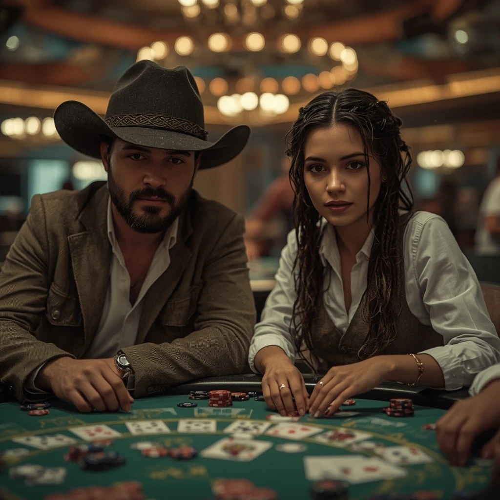 foto di due giocatori di poker ALLWINS CASINO